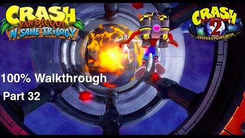 Crash Bandicoot 2 N. Sane Trilogy Part 32 Rock It (Gem) (No Deaths) 100% Walkthrough