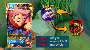 YIN NEW ONE SHOT BUILD🔥 NEW BROKEN FIRST ITEM FOR EARLY AND LATE GAME DAMAGE HACK | MLBB