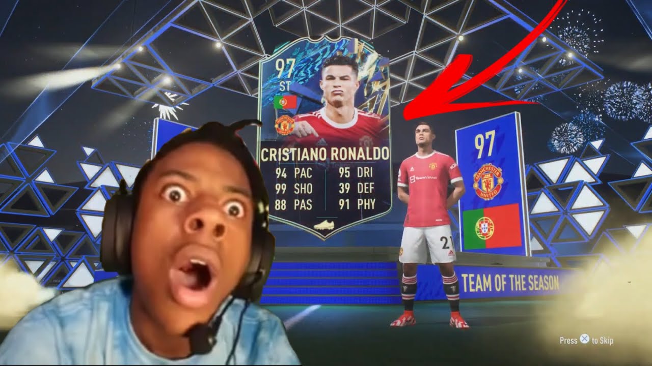 WATCH: IShowSpeed reacts to Cristiano Ronaldo's leaked EA FC 24