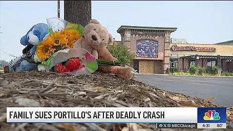 Family of 2-year-old killed in Portillo's crash to file lawsuit