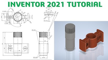 Inventor 2021 Tutorial #208 | Design Model 3D in Assembly Interface