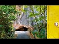 Promenade 4khayama 2nd tunnel  okayama  japontunnel creus dans une grotte sous lnorme rocher