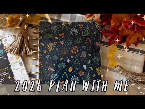 PLAN WITH ME| 2026 PLANNER