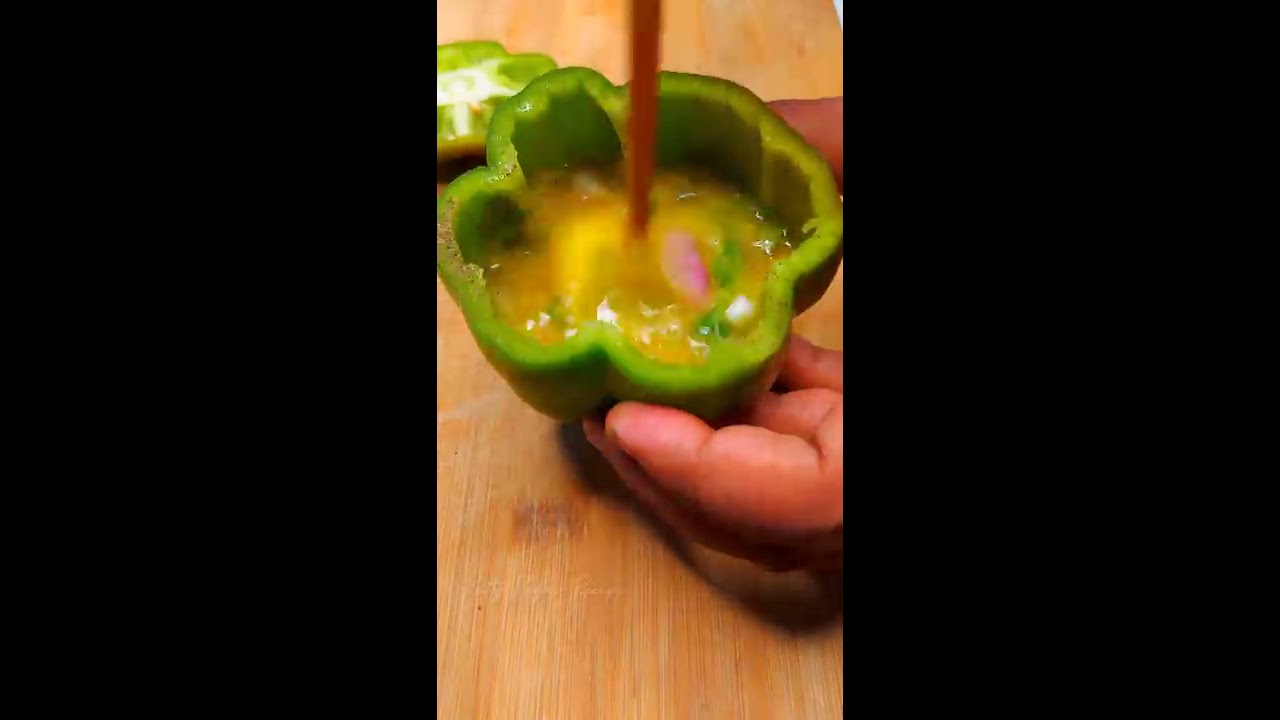 Stuffed Bell Pepper  Stuffed Capsicum  Bharwa shimla  Capsicum Recipe  Breakfast  Shorts