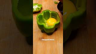 Stuffed Bell Pepper | Stuffed Capsicum | Bharwa shimla | Capsicum Recipe | Breakfast #Shorts