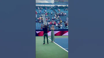 Holly Noel Angel The National Anthem Western Southern Open Championship Finals 2022 