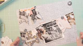 Felicity Jane Scrapbooking Process Video 8.5x11 Layout &quot;...COZY...&quot;