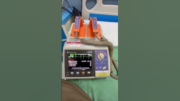 Nihon kohden Defibrillator biphasic self test #nk #defibrillator #emergency #shorts