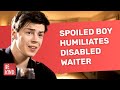 Spoiled boy humiliates disabled waiter   bekindofficial