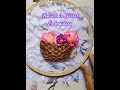 Flowers in Basket Ribbon Embroidery Tutorial