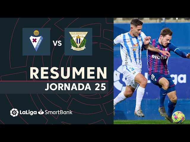 Cronología de sd eibar contra club deportivo leganés