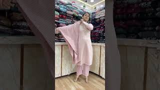 V Neck Knitted Wool Embroidered Suit . Website- Gagandeepcollection