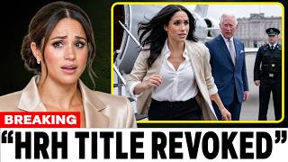Emergency Landing! Meghan Flies To Washington After Reports Of Palace Move To Revoke HRH