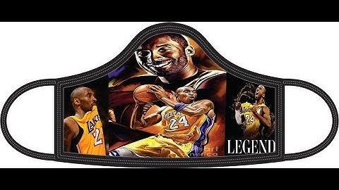 Top 10 | kobe bryant | NBA |  pictures | custom | face mask | $3 each | minimum quantity | 100 pices