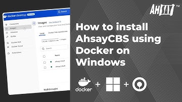 How to install AhsayCBS using Docker on Windows?