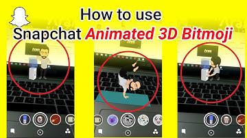 How to get  Animated 3D Bitmojis on Snapchat - Update 10.17.1.0 - This is so COOL!!