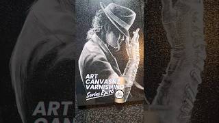 Seri Pernis Artcnvasnz Episode 16 kingofpopart varnishingseries michaeljackson michaeljacksonart