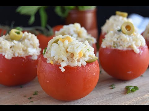 Video: Cómo Cocinar Tomates Rellenos Con Arroz Y Hierbas