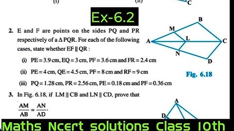 Triangles Class10th | Ex-6.2 Ques1-4  Solution Class10th | Ncert Maths | Cbse  AyushJainClasses