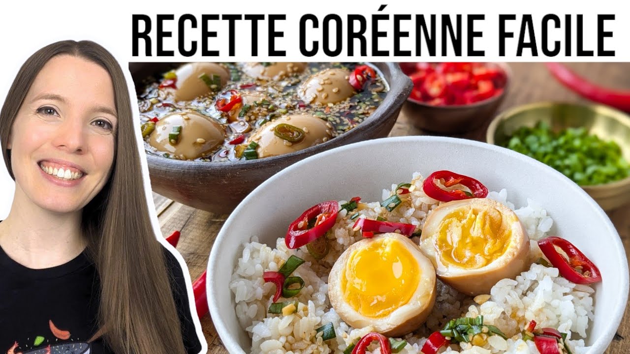 Oeufs Marinés Coréens (Mayak Eggs) Recette Facile - HOP DANS LE WOK