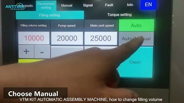 How To Change Filling Volume For VTM Kit Automatic Assembly Machine - Viral Transport Medium Kit