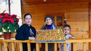 Grandma's different and delicious Turkish baklava recipe | Delicious Village Food