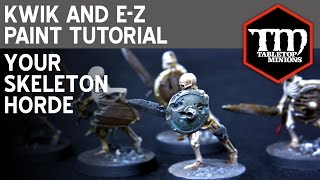 KWIK and E-Z Paint: Your Skeleton Horde