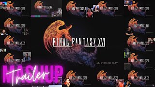 Final Fantasy 16 - Trailer Reaction Mashup 🕹️🎮 -  Combat and Story - State of Play 2022