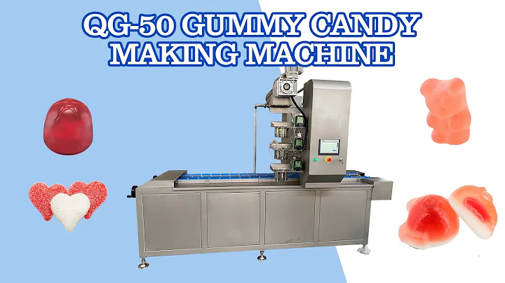 QG50 Gummy Candy Production Line, 50kg/h Jelly Candy Making Machine Line