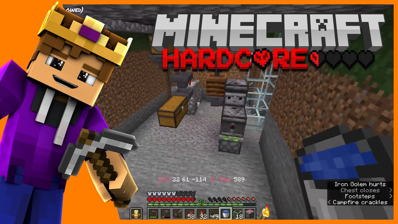 Hardcore Minecraft Survival IRON FARM ITEM SORTER! (Episode 29) YouTube