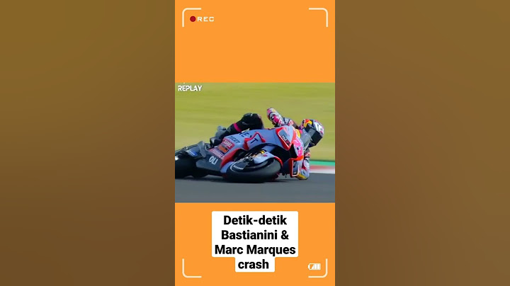 Detik-detik Bastianini & Marc Marquez Terpeleset.#shorts #motogp #marcmarquez#crash