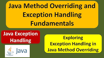 Java Method Overriding and Exception Handling Fundamentals