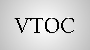What Does "VTOC" Stand For?