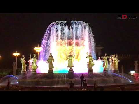 Wideo: Spacery po Moskwie: fontanny carycyna