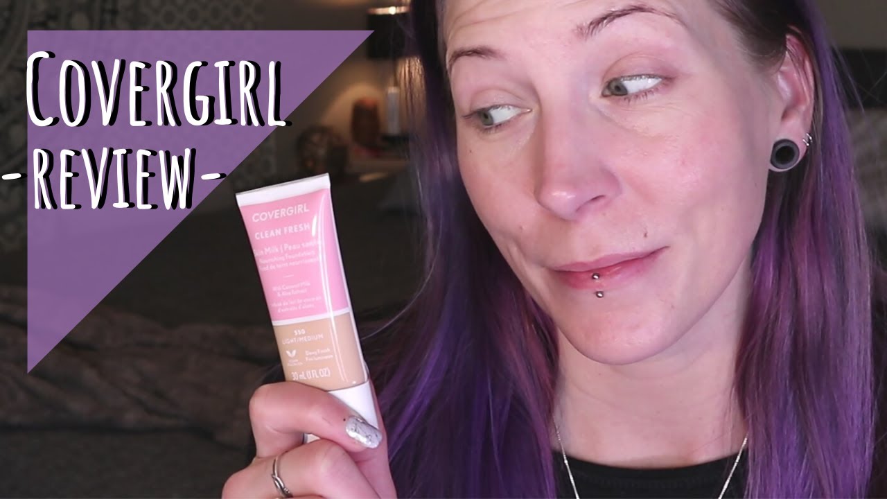 Covergirl Clean Fresh Skin Milk Demo + Review | Sheer to Light Coverage Foundation