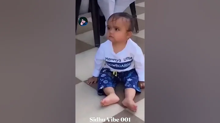 कितना बड़ा लग रहा है अपना chota shubh 🥳 #sidhumoosewala #chotasidhu #shorts