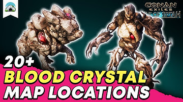 20+ Blood Crystal Locations: Isle of Siptah Guide - Age of Sorcery Chapter 3 | Conan Exiles