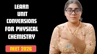 🔑 Unit Conversions in Physical Chemistry | NEET Quick Revision | Chemistry Basics
