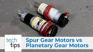 Spur Gear Motor vs Planetary Gear Motor