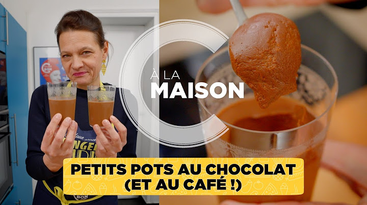 Petits pots au chocolat et au café