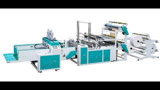 Automatic Double Lines T-shirt Bag Making Machine