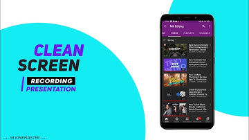 Professional Screen Recording Presentation On Android | Kinemaster Video Editing