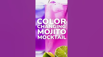Magical Color Changing #Mojito Mocktail 💫💕💜