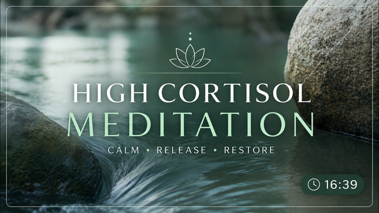 High Cortisol Relief | 16 Minute Guided Meditation