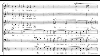 Charles Villiers Stanford - Beati quorum via chords