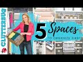 The 5 spaces you need to organize FIRST - Get Organized for 2022!