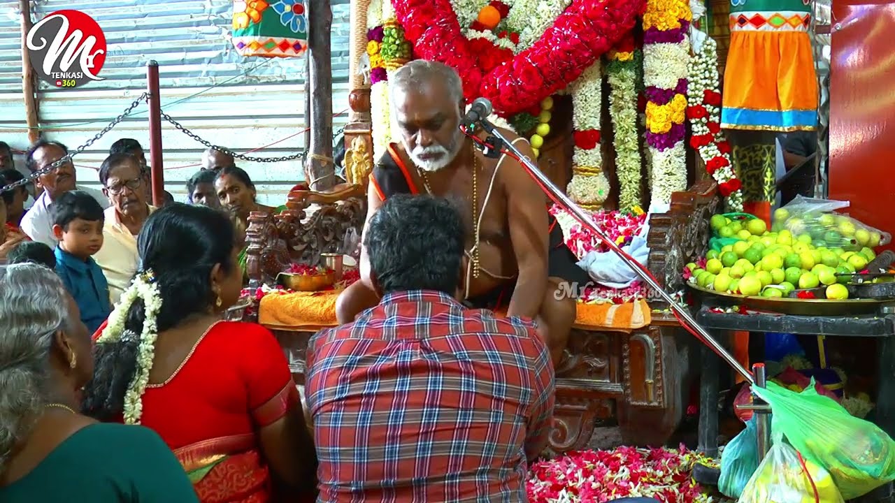 புளியரை கருப்பசாமி கோவிலில் 20.07.2024 ஆடி மாதம் பௌர்ணமியை முன்னிட்டு சிறப்பு அருள் வாக்கு