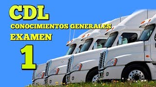 CDL Conocimientos Generales #1/Preguntas del Examen de Manejo en Español camiones