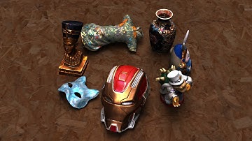 Free-form Scanning of Non-planar Appearance with Neural Trace Photography [ACM SIGGRAPH 2021]