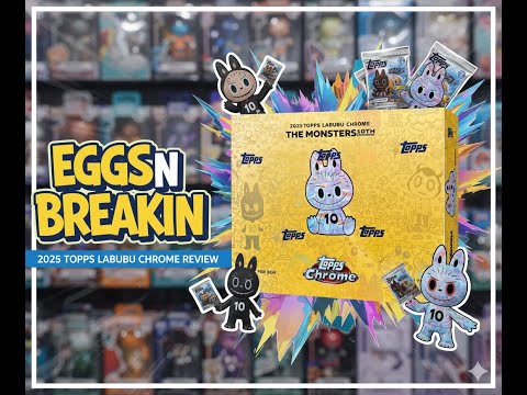 2025 Topps Labubu Chrome Monsters 10th anniversary Box Review